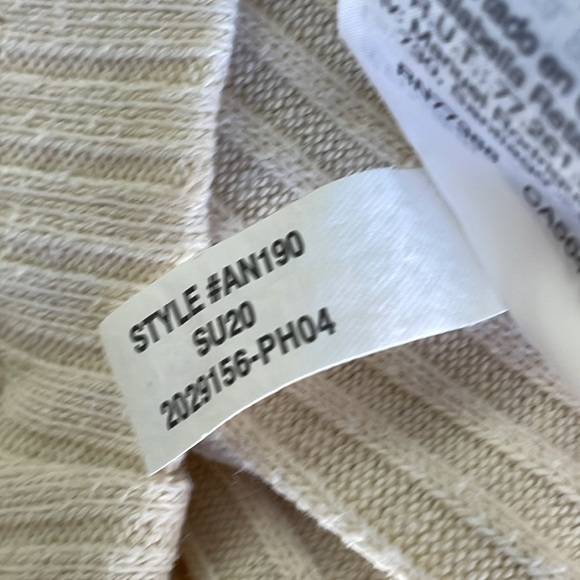 J.Crew Cream Ribbed Elbow-Sleeve Henley - Picture 7 of 7